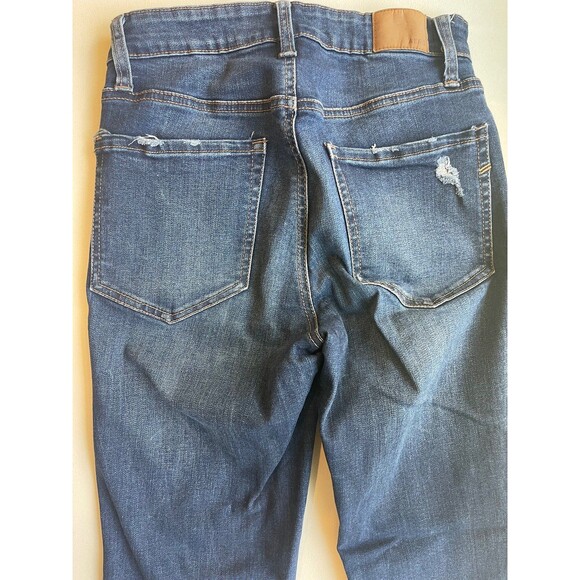 Aeropostale Women's Jeans AERO Distressed High Rise y2k Size 4 (27) Straight Leg - Picture 9 of 9